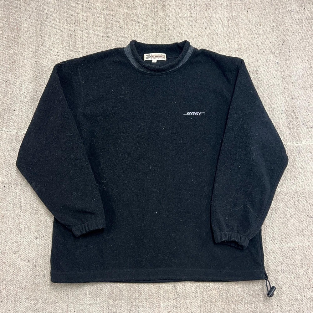 Vintage Bose Sweatshirt Mens‎ Large Black 1990s